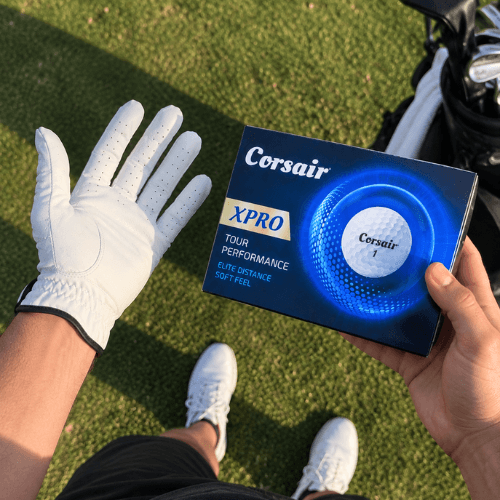 Dozen Golf Balls + Golf Glove